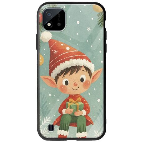 Smiling Elf Present Realme C11 2021 Groove TPU (Tempered Glass και TPU)
