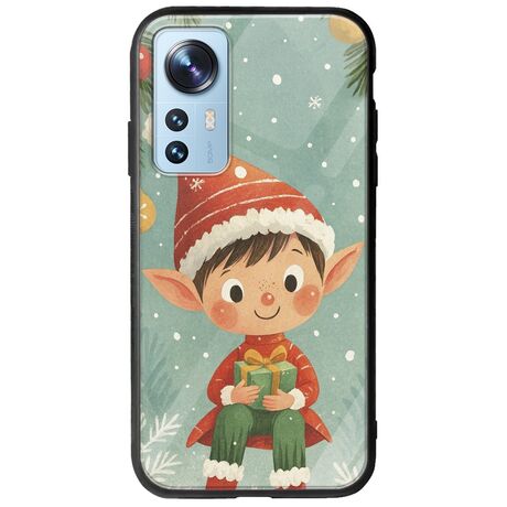 Smiling Elf Present Xiaomi 12 / 12X Groove TPU (Tempered Glass και TPU)