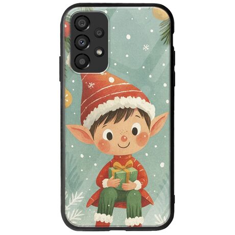 Smiling Elf Present Samsung Galaxy A33 5G Groove TPU (Tempered Glass και TPU)