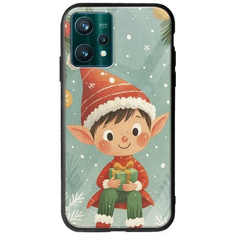 Smiling Elf Present Realme 9 5G Groove TPU (Tempered Glass και TPU)