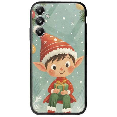 Smiling Elf Present Samsung Galaxy A05s Groove TPU (Tempered Glass και TPU)