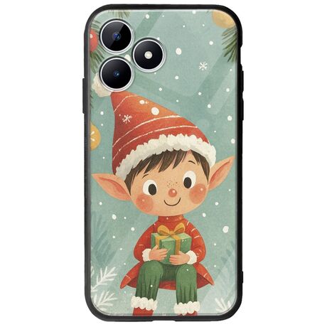 Smiling Elf Present Realme Note 50 Groove TPU (Tempered Glass και TPU)