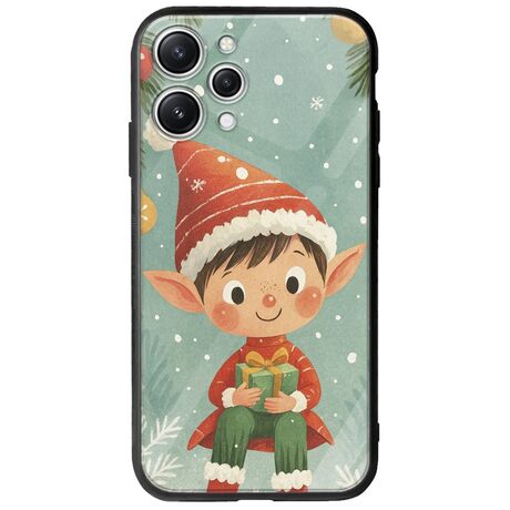 Smiling Elf Present Xiaomi Redmi 12 5G Groove TPU (Tempered Glass και TPU)