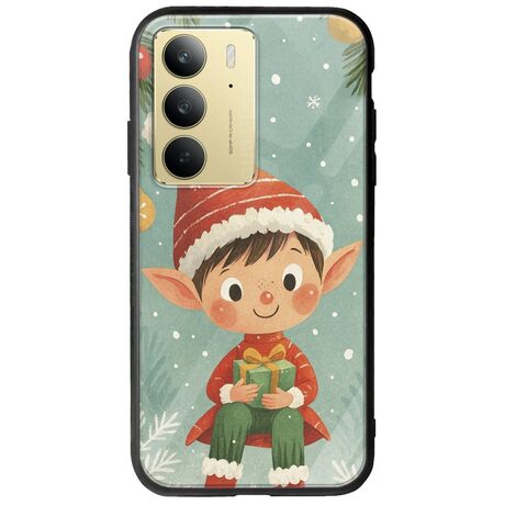 Smiling Elf Present Realme C75 4G Groove TPU (Tempered Glass και TPU)