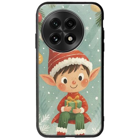 Smiling Elf Present OnePlus 13 5G Groove TPU (Tempered Glass και TPU)