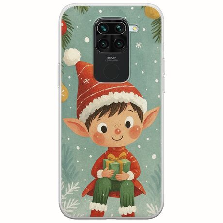 Smiling Elf Present Xiaomi Redmi Note 9 Flexible TPU (Διάφανη Σιλικόνη)