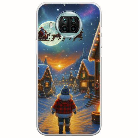 Santa Over The Village Xiaomi Mi 10T Lite Flexible TPU (Διάφανη Σιλικόνη)