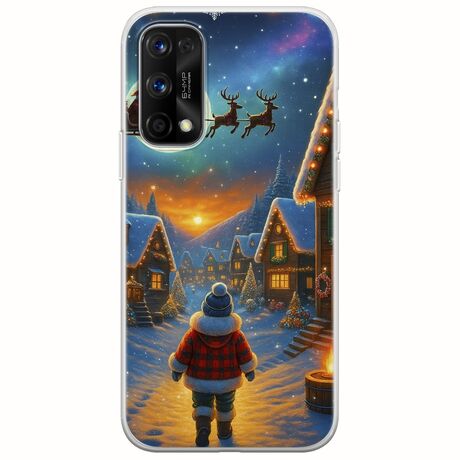 Santa Over The Village Realme 7 5G Flexible TPU (Διάφανη Σιλικόνη)