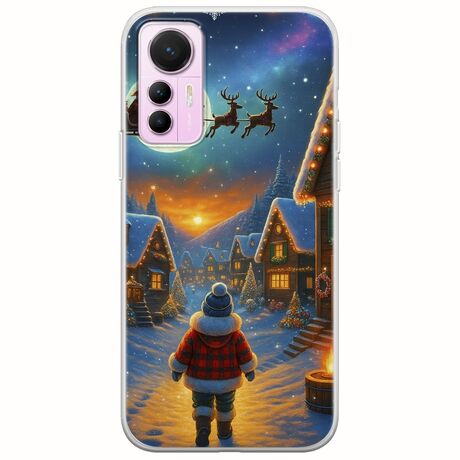 Santa Over The Village Xiaomi 12 Lite 5G Flexible TPU (Διάφανη Σιλικόνη)