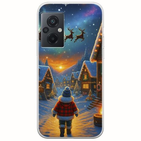Santa Over The Village Xiaomi Poco M5 Flexible TPU (Διάφανη Σιλικόνη)