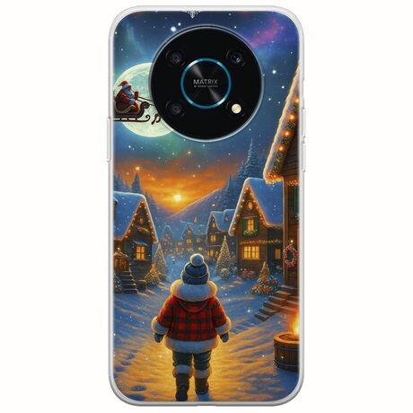 Santa Over The Village Honor Magic 4 Lite 5G Flexible TPU (Διάφανη Σιλικόνη)