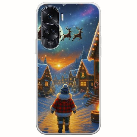 Santa Over The Village Honor 90 Lite 5G Flexible TPU (Διάφανη Σιλικόνη)
