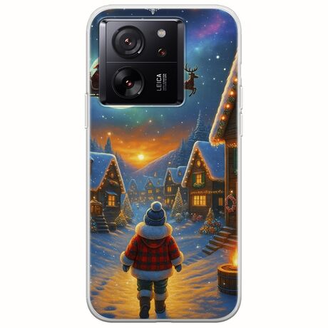 Santa Over The Village Xiaomi 13T Pro 5G Flexible TPU (Διάφανη Σιλικόνη)