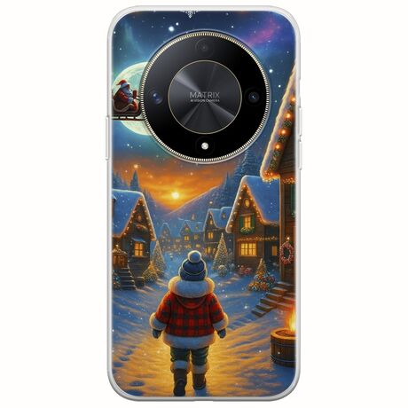 Santa Over The Village Honor Magic 6 Lite 5G Flexible TPU (Διάφανη Σιλικόνη)