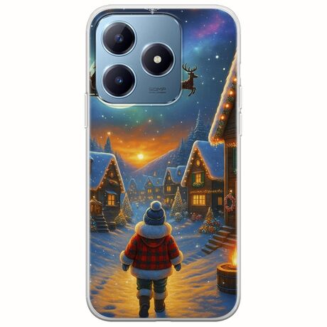 Santa Over The Village Realme C63 Flexible TPU (Διάφανη Σιλικόνη)