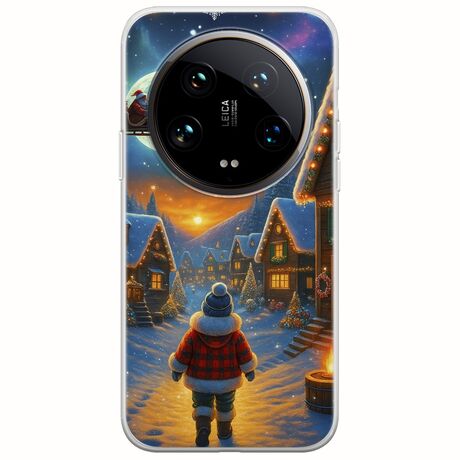 Santa Over The Village Xiaomi 14 Ultra 5G Flexible TPU (Διάφανη Σιλικόνη)
