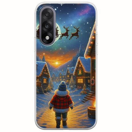 Santa Over The Village OnePlus Nord 5 5G Flexible TPU (Διάφανη Σιλικόνη)