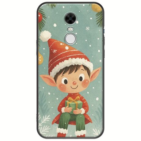 Smiling Elf Present Xiaomi Redmi Note 4 / Note 4X Black TPU (Μαύρη Σιλικόνη)