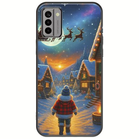 Santa Over The Village Nokia G22 Black TPU (Μαύρη Σιλικόνη)