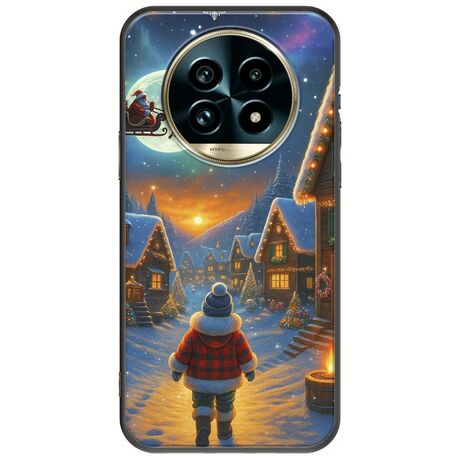 Santa Over The Village Realme 13 Pro 5G Black TPU (Μαύρη Σιλικόνη)