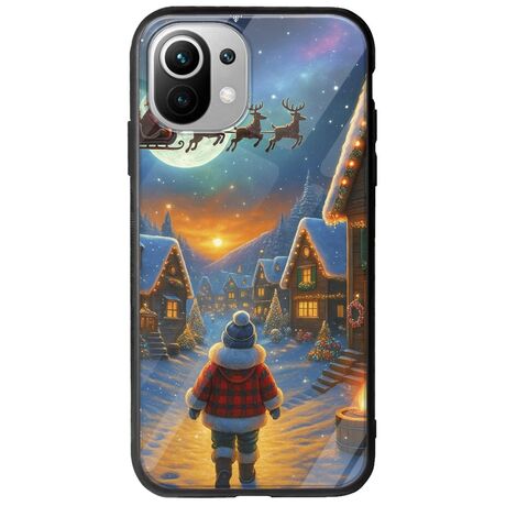 Santa Over The Village Xiaomi Mi 11 Lite / 11 Lite NE / 5G Groove TPU (Tempered Glass και TPU)