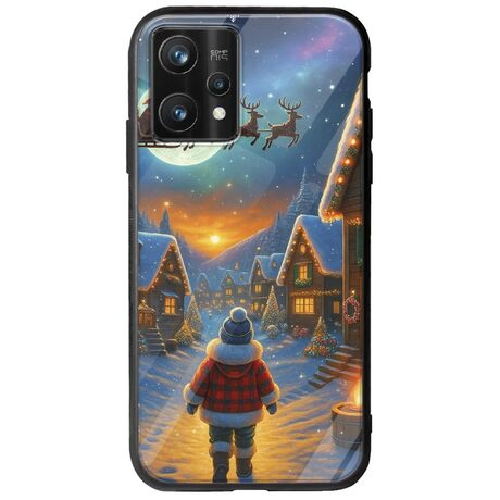 Santa Over The Village Realme 9 Pro Plus Groove TPU (Tempered Glass και TPU)