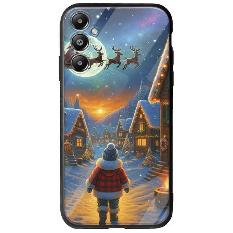 Santa Over The Village Samsung Galaxy A25 5G Groove TPU (Tempered Glass και TPU)