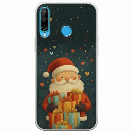 North Pole Gifts Huawei P30 Lite Flexible TPU (Διάφανη Σιλικόνη)