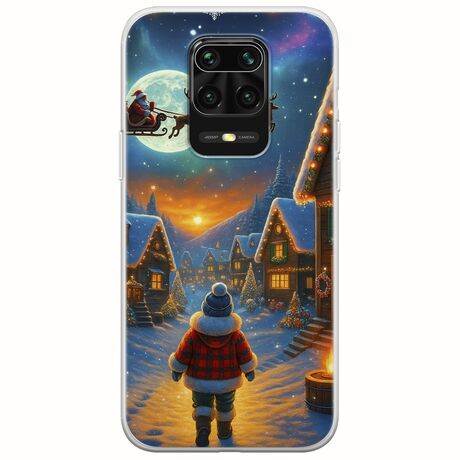 Santa Over The Village Xiaomi Redmi Note 9S / 9 Pro / 9 Pro Max Flexible TPU (Διάφανη Σιλικόνη)