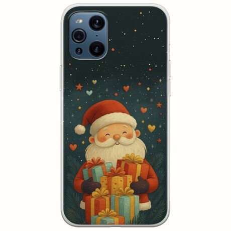North Pole Gifts Oppo Find X3 Pro 5G Flexible TPU (Διάφανη Σιλικόνη)