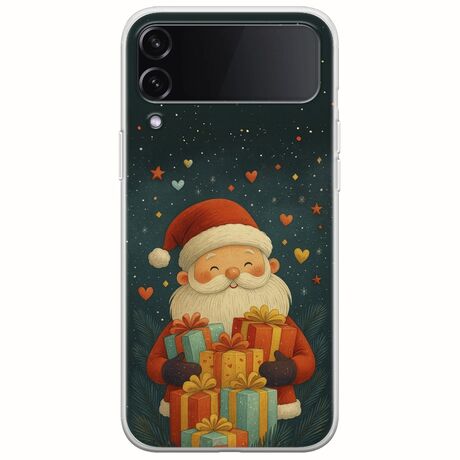 North Pole Gifts Samsung Galaxy Z Flip 4 5G Flexible TPU (Διάφανη Σιλικόνη)