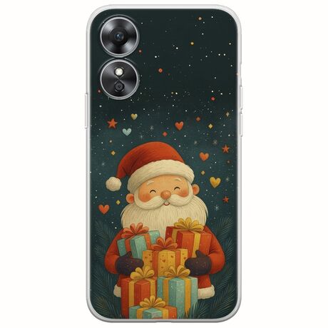 North Pole Gifts Oppo A17 Flexible TPU (Διάφανη Σιλικόνη)