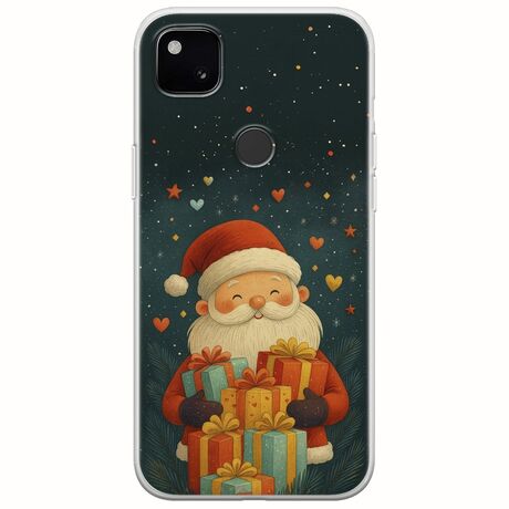 North Pole Gifts Google Pixel 4a 4G Flexible TPU (Διάφανη Σιλικόνη)