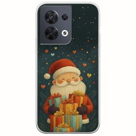 North Pole Gifts Oppo Reno 8 5G Flexible TPU (Διάφανη Σιλικόνη)