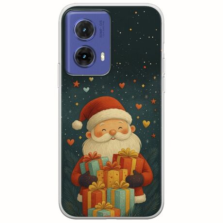North Pole Gifts Motorola Moto G85 5G Flexible TPU (Διάφανη Σιλικόνη)