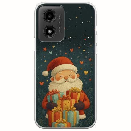 North Pole Gifts Motorola Moto G04 Flexible TPU (Διάφανη Σιλικόνη)