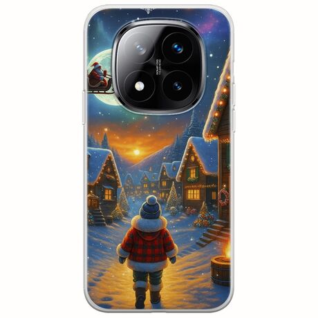 Santa Over The Village Xiaomi Redmi Note 14 Pro+ 5G Flexible TPU (Διάφανη Σιλικόνη)