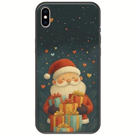 North Pole Gifts iPhone X / XS Black TPU (Μαύρη Σιλικόνη)