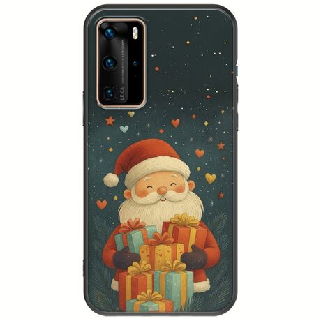 North Pole Gifts Huawei P40 Pro Black TPU (Μαύρη Σιλικόνη)