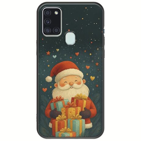 North Pole Gifts Samsung Galaxy A21s Black TPU (Μαύρη Σιλικόνη)