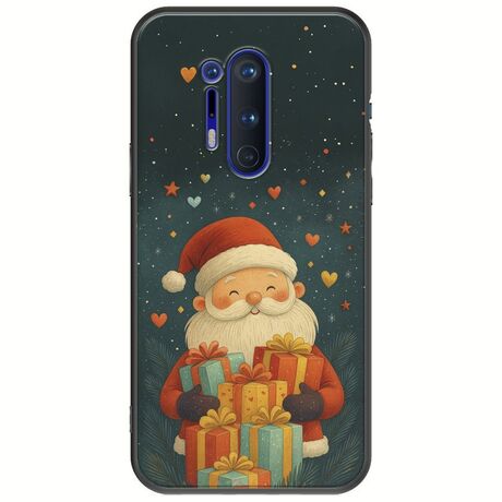 North Pole Gifts OnePlus 8 Pro Black TPU (Μαύρη Σιλικόνη)
