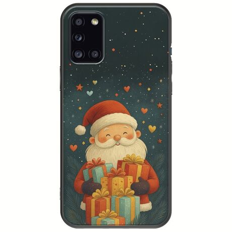 North Pole Gifts Samsung Galaxy A31 Black TPU (Μαύρη Σιλικόνη)