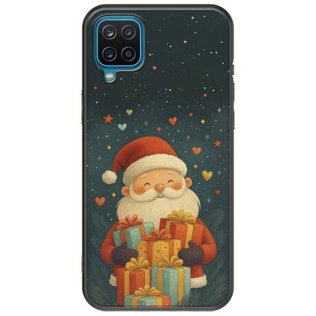 North Pole Gifts Samsung Galaxy A12 Black TPU (Μαύρη Σιλικόνη)