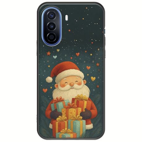 North Pole Gifts Huawei Nova Y70 Black TPU (Μαύρη Σιλικόνη)