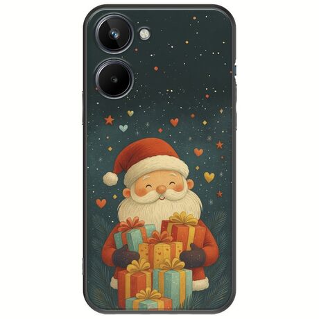 North Pole Gifts Realme 10 4G Black TPU (Μαύρη Σιλικόνη)