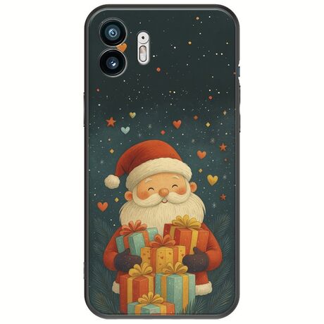 North Pole Gifts Nothing Phone (2) Black TPU (Μαύρη Σιλικόνη)
