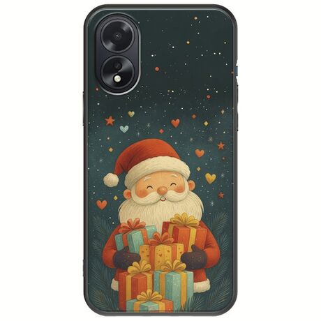 North Pole Gifts Oppo A18 4G Black TPU (Μαύρη Σιλικόνη)