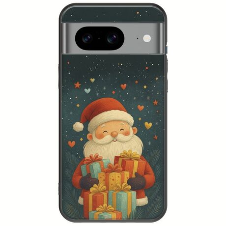 North Pole Gifts Google Pixel 8a 5G Black TPU (Μαύρη Σιλικόνη)