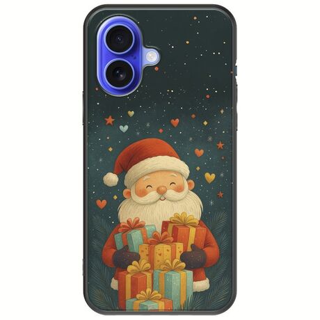 North Pole Gifts iPhone 16 Black TPU (Μαύρη Σιλικόνη)