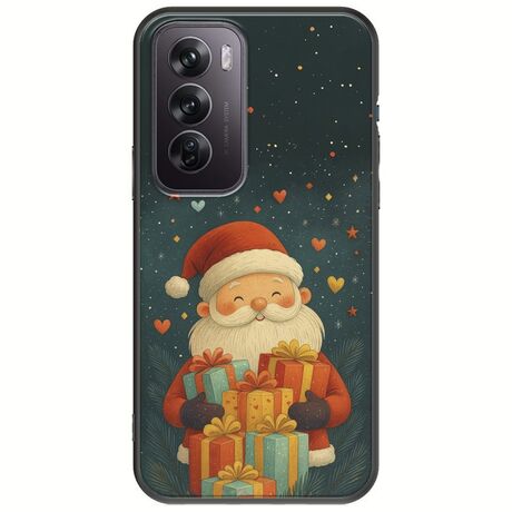 North Pole Gifts Oppo Reno 12 5G Black TPU (Μαύρη Σιλικόνη)